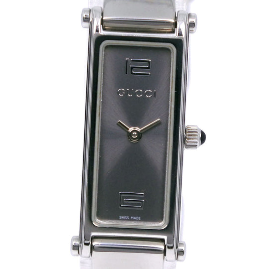 GUCCI Watches Quartz 1500L Stainless Steel gray gray dial Women Used Authentic