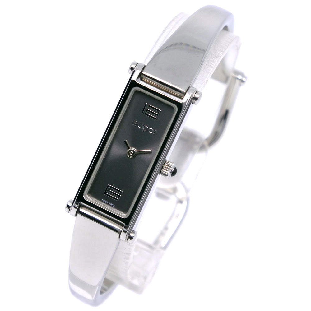 GUCCI Watches Quartz 1500L Stainless Steel gray gray dial Women Used Authentic