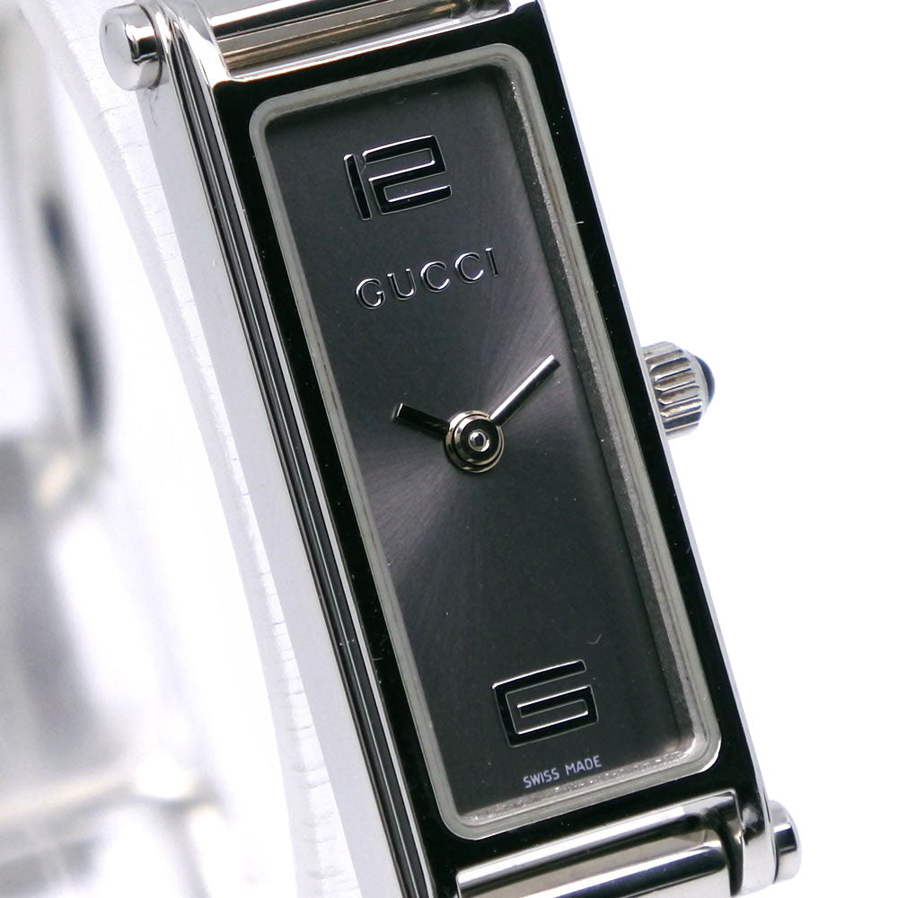 GUCCI Watches Quartz 1500L Stainless Steel gray gray dial Women Used Authentic