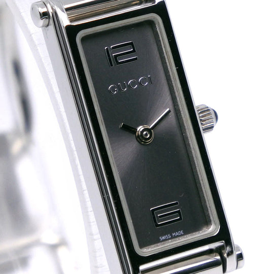 GUCCI Watches Quartz 1500L Stainless Steel gray gray dial Women Used Authentic