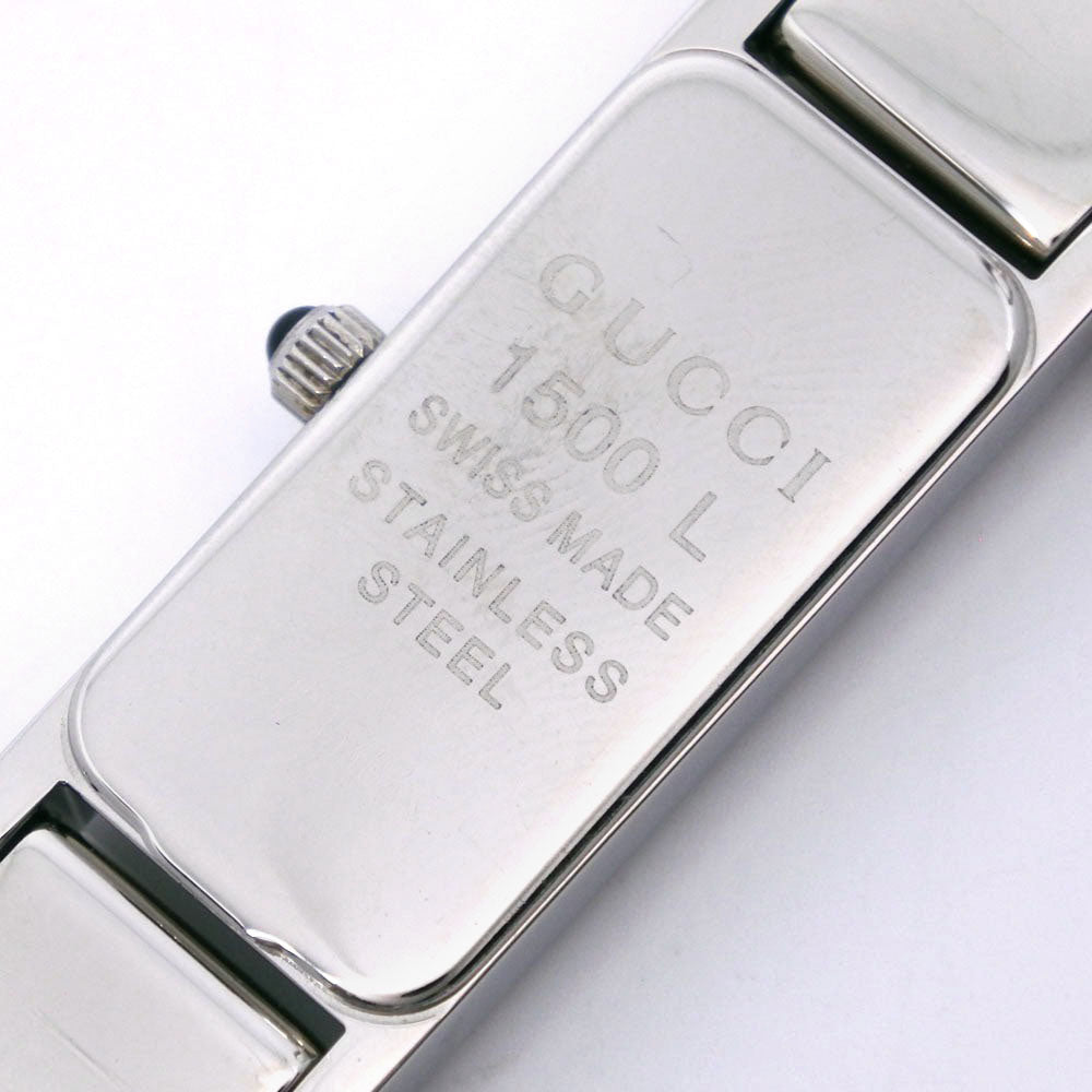 GUCCI Watches Quartz 1500L Stainless Steel gray gray dial Women Used Authentic