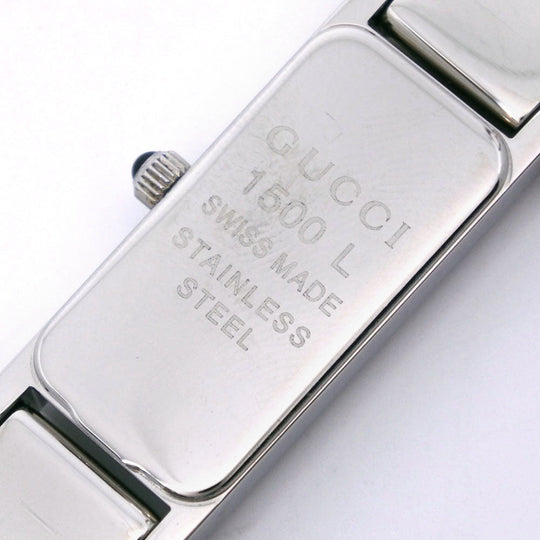 GUCCI Watches Quartz 1500L Stainless Steel gray gray dial Women Used Authentic