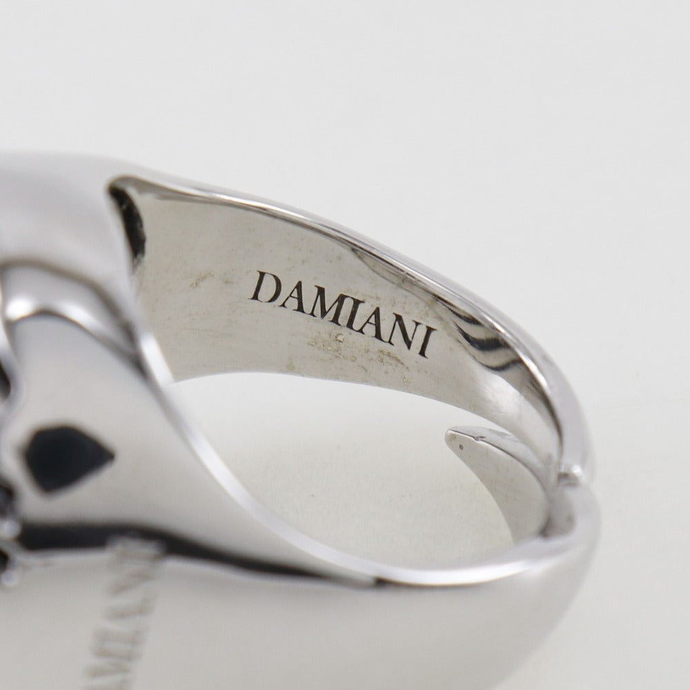 Damiani Ring Silver925, Onyx, Diamond Silver Women Used Authentic