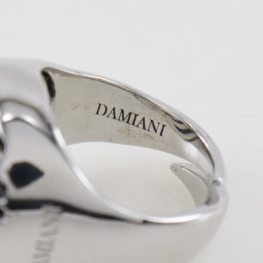 Damiani Ring Silver925, Onyx, Diamond Silver Women Used Authentic
