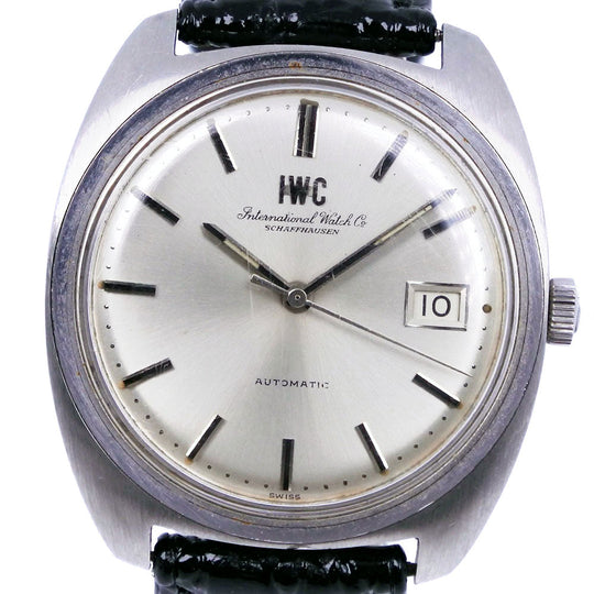 IWC Watches Mechanical Automatic R819AD Stainless Steel Silver cal.8541B Old Inter Silver dial mens Used Authentic
