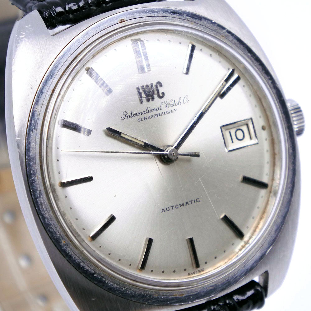 IWC Watches Mechanical Automatic R819AD Stainless Steel Silver cal.8541B Old Inter Silver dial mens Used Authentic