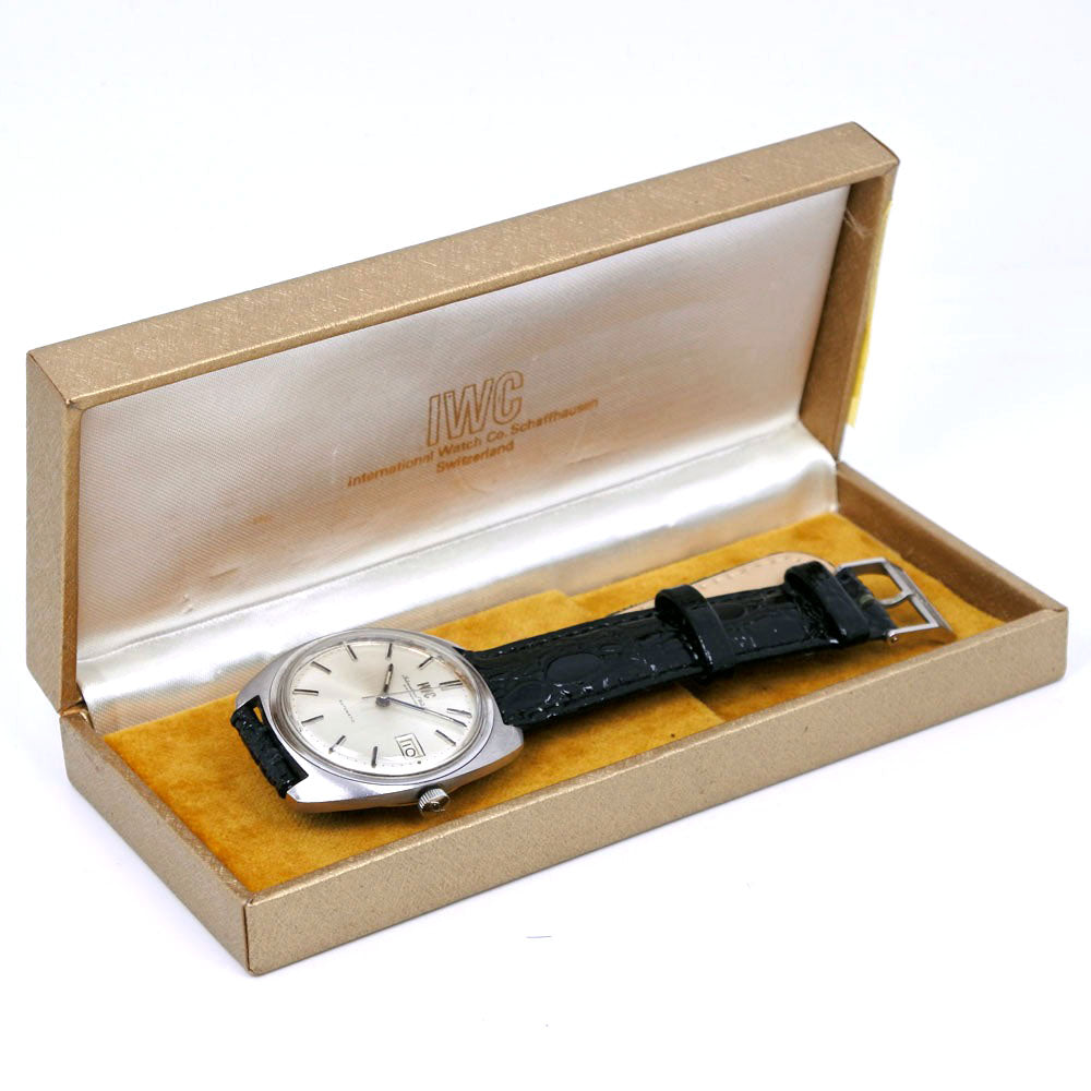 IWC Watches Mechanical Automatic R819AD Stainless Steel Silver cal.8541B Old Inter Silver dial mens Used Authentic
