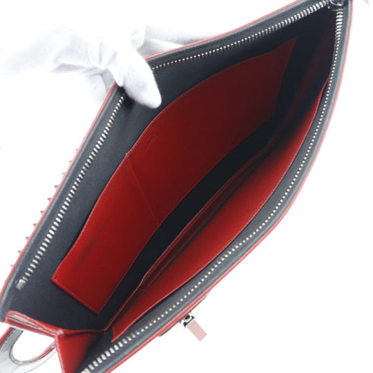 Christian Louboutin Handbag Calfskin black mens Used Authentic