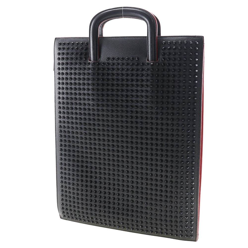 Christian Louboutin Handbag Calfskin black mens Used Authentic