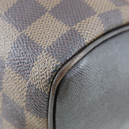 LOUIS VUITTON Handbag N51150 Damier canvas Brown Brera Women Used Authentic
