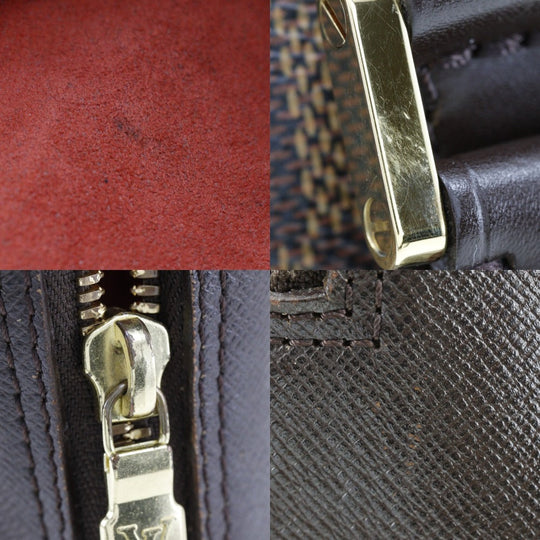 LOUIS VUITTON Handbag N51150 Damier canvas Brown Brera Women Used Authentic