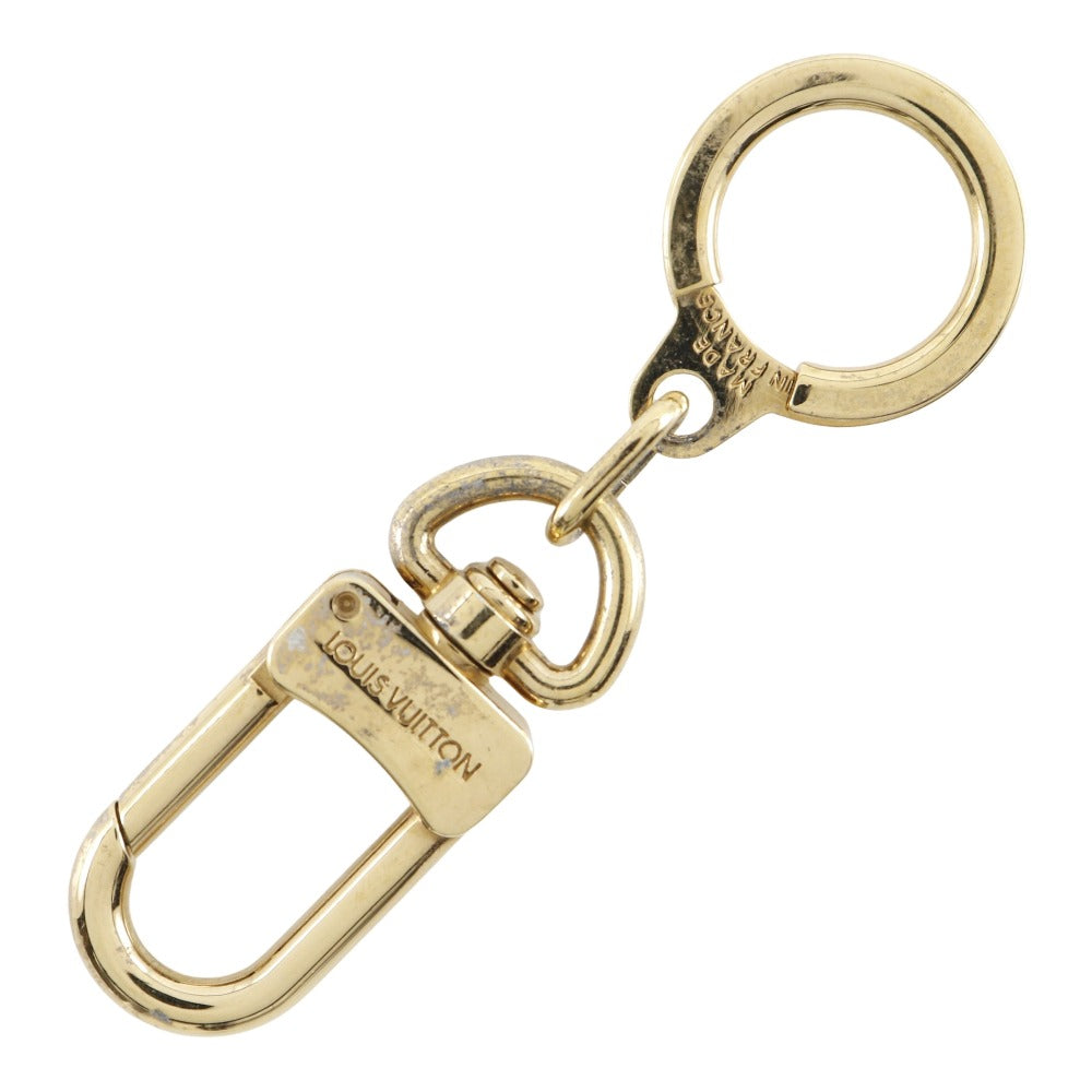 LOUIS VUITTON key ring Plated Gold gold Bag charm Key ring Anokle unisex(Unisex) Used Authentic