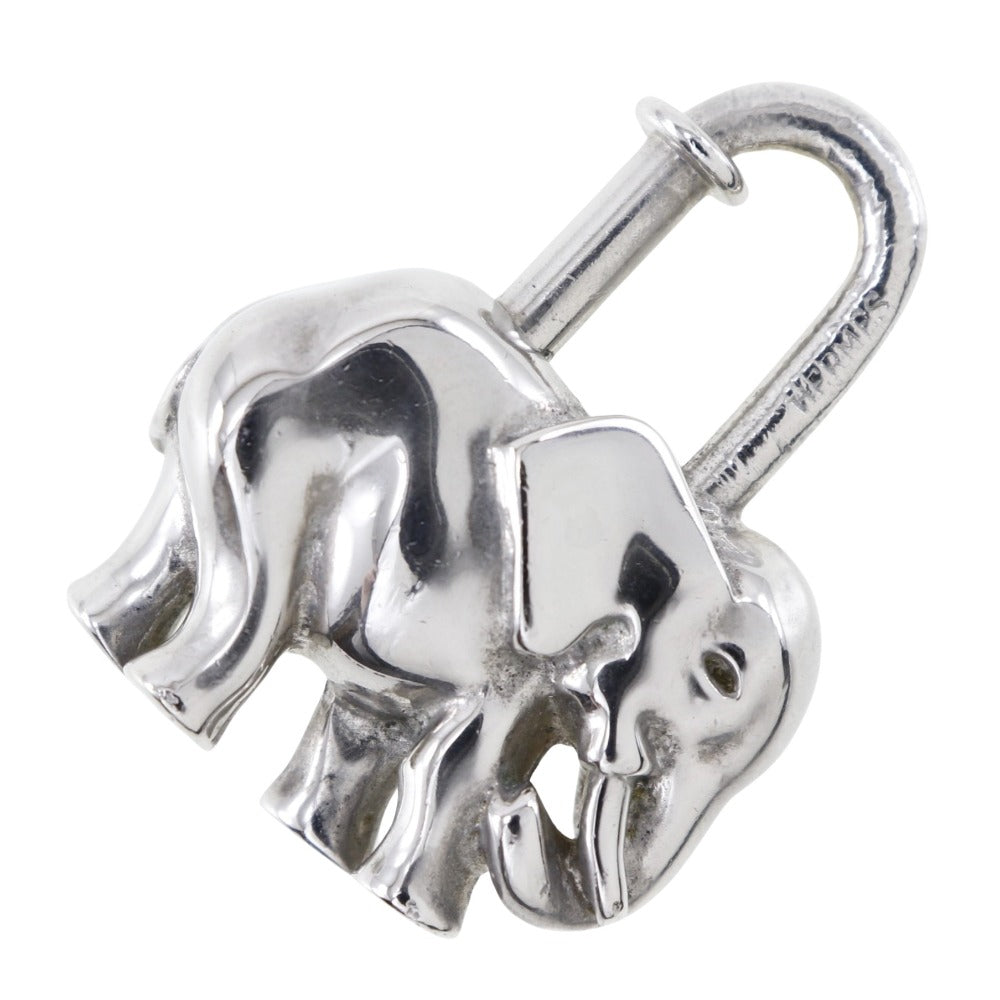 HERMES Cadena metallic Silver charm Accessories Women Used Authentic