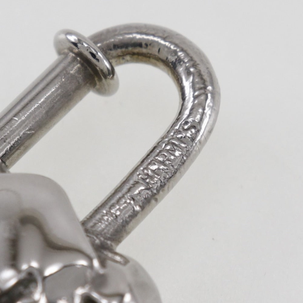 HERMES Cadena metallic Silver charm Accessories Women Used Authentic