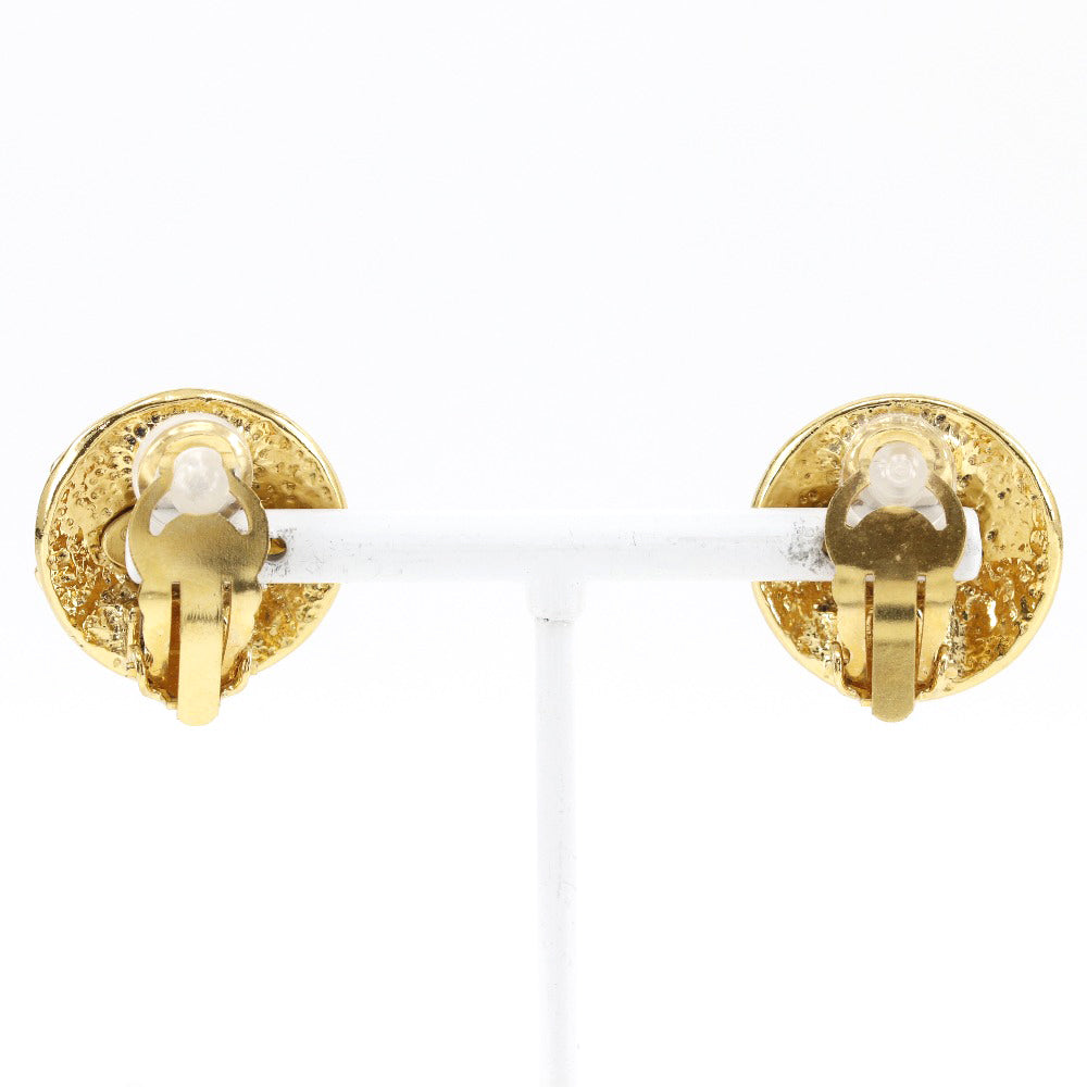 CHANEL Earring Plated Gold gold Women Used Authentic