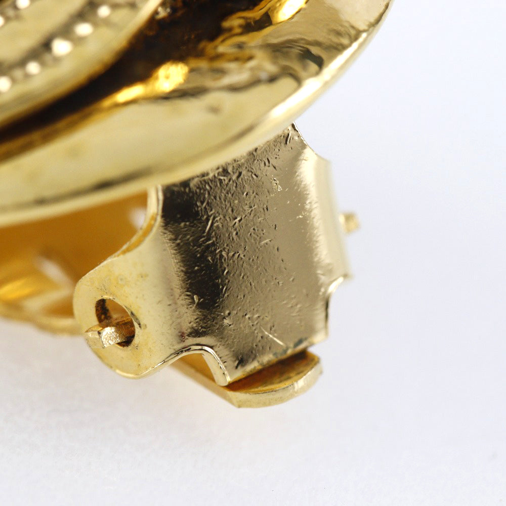 CHANEL Earring Plated Gold gold Women Used Authentic
