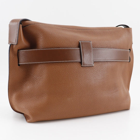 LOEWE Shoulder Bag 319.41.R65 leather Brown Women Used Authentic