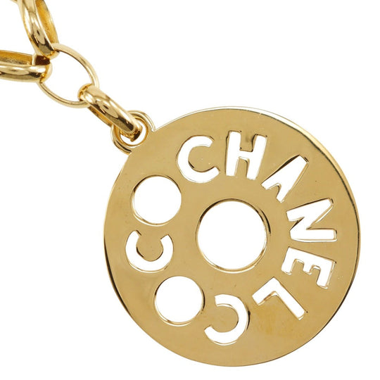 CHANEL Necklace Plated Gold gold Women Used Authentic