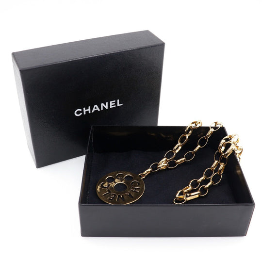 CHANEL Necklace Plated Gold gold Women Used Authentic