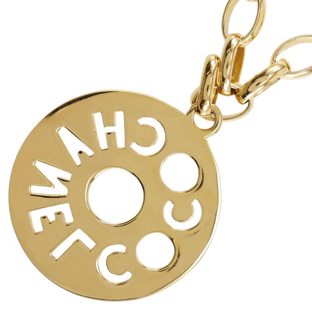 CHANEL Necklace Plated Gold gold Women Used Authentic