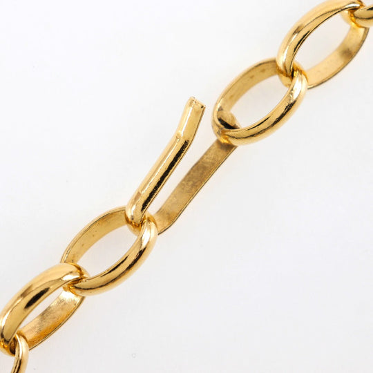 CHANEL Necklace Plated Gold gold Women Used Authentic