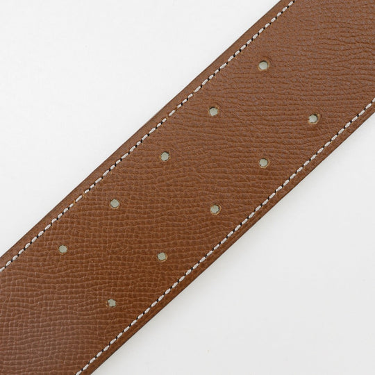 HERMES belt Boxcalf, Courchevel black Women Used Authentic