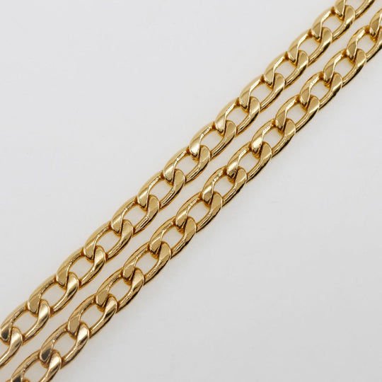 CHANEL belt Plated Gold gold Chain belt Women Used Authentic