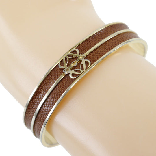 LOEWE Bangle Plated Gold gold Bangle Women Used Authentic