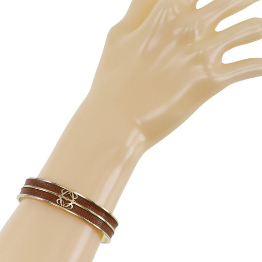 LOEWE Bangle Plated Gold gold Bangle Women Used Authentic