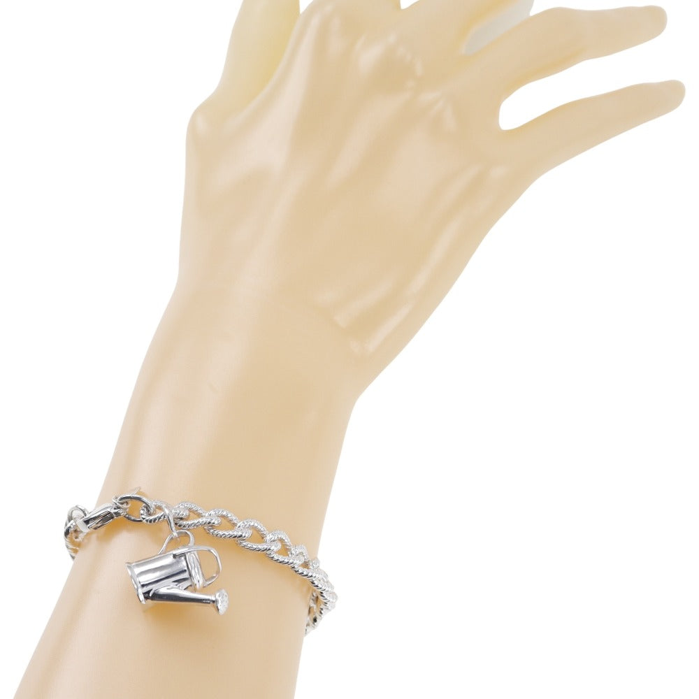 TIFFANY&Co. bracelet Silver925 Silver house design pot charm watering can Women Used Authentic