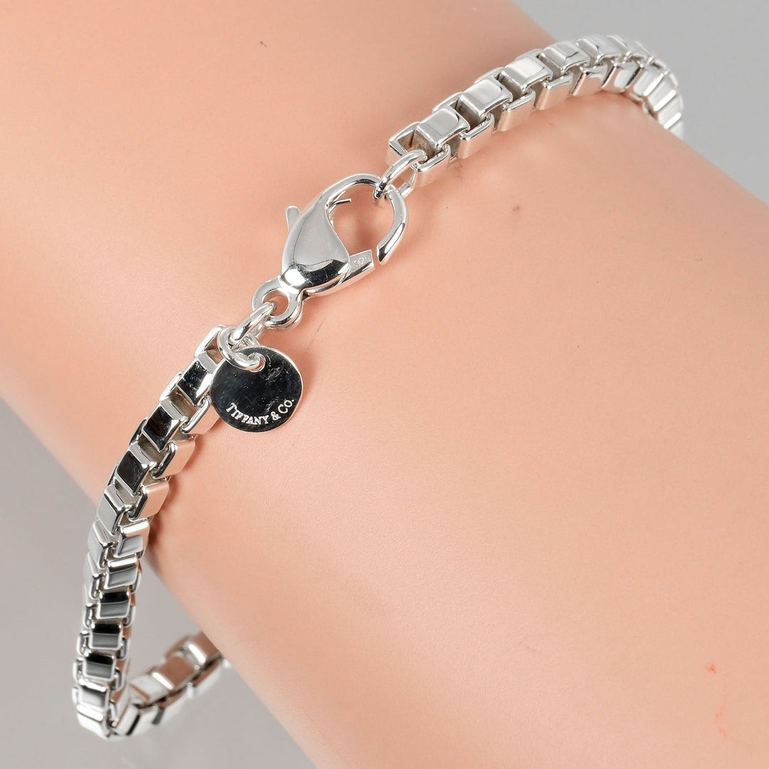 TIFFANY&Co. bracelet Silver925 Silver Circumference of Wrist6.9" Venetian Women Used Authentic