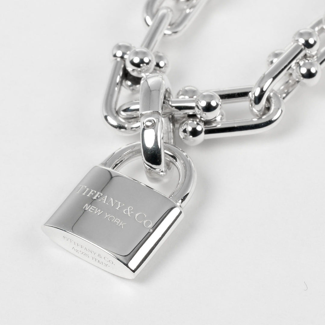 TIFFANY&Co. bracelet Silver925 Silver hardware small wrap Women Used Authentic