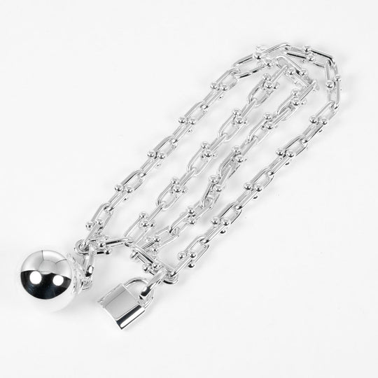 TIFFANY&Co. bracelet Silver925 Silver hardware small wrap Women Used Authentic