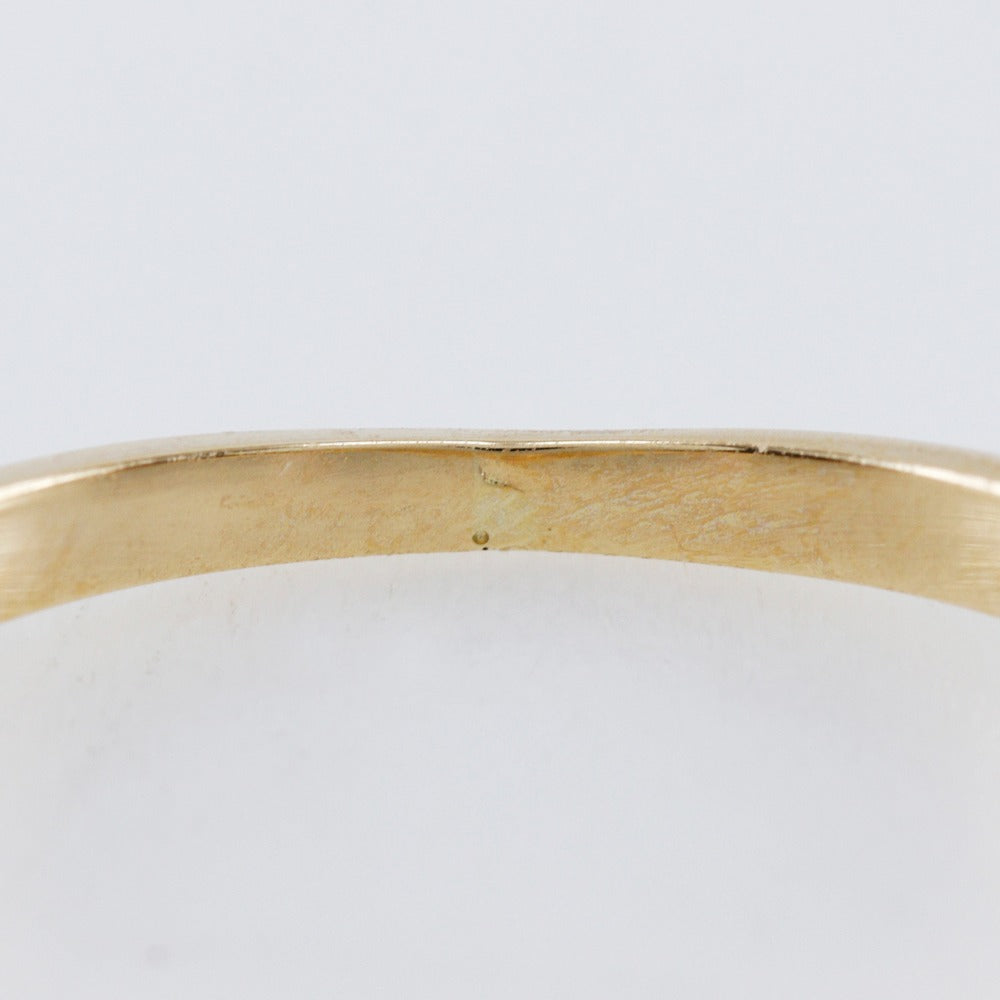 TASAKI Ring K18 Yellow Gold, Diamond gold Women Used Authentic