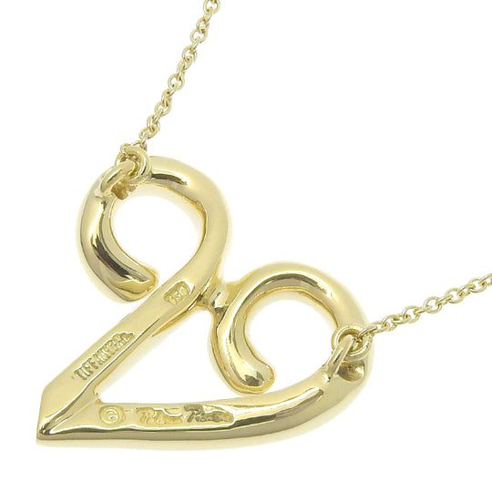 TIFFANY&Co. Necklace K18 yellow gold gold Women Used Authentic