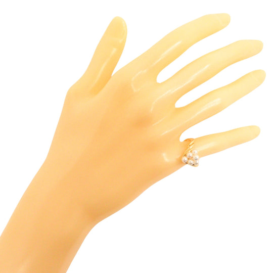 TASAKI Ring K18 Yellow Gold, Pearl gold Women Used Authentic