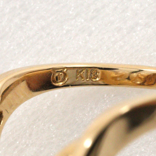TASAKI Ring K18 Yellow Gold, Pearl gold Women Used Authentic