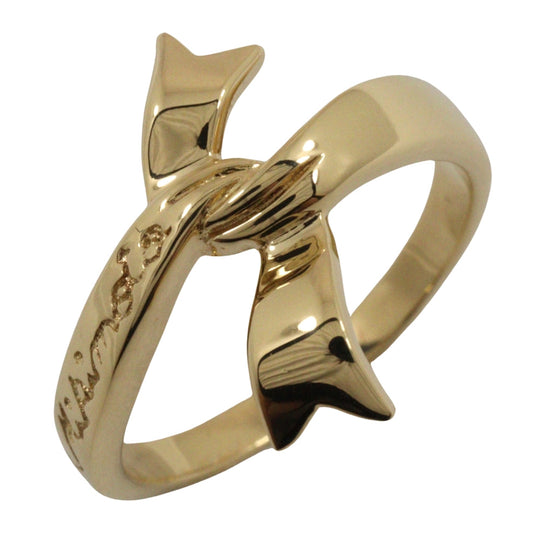 MIKIMOTO Ring K18 yellow gold gold Women Used Authentic