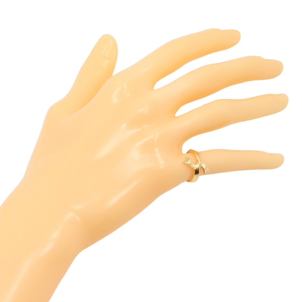 MIKIMOTO Ring K18 yellow gold gold Women Used Authentic