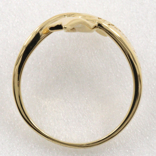 MIKIMOTO Ring K18 yellow gold gold Women Used Authentic