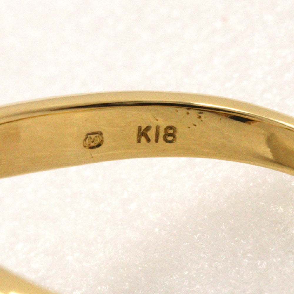 MIKIMOTO Ring K18 yellow gold gold Women Used Authentic