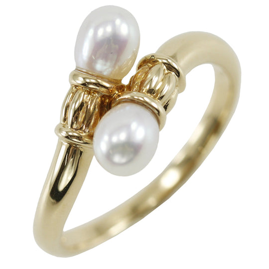 TASAKI Ring K18 Yellow Gold, Pearl gold Women Used Authentic