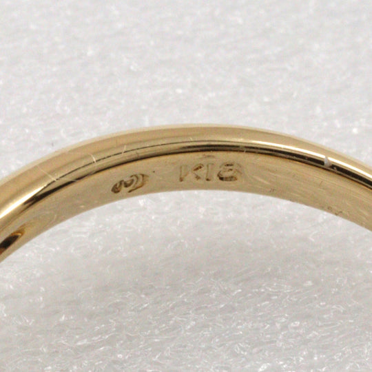 TASAKI Ring K18 Yellow Gold, Pearl gold Women Used Authentic