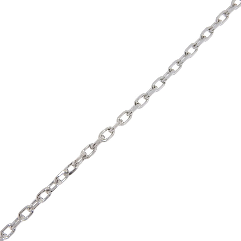 BVLGARI Necklace K18 White Gold, Diamond Silver Crystal of snow Snowflake Women Used Authentic
