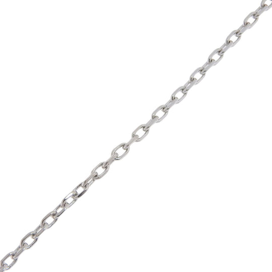 BVLGARI Necklace K18 White Gold, Diamond Silver Crystal of snow Snowflake Women Used Authentic