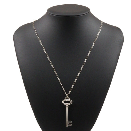 TIFFANY&Co. Necklace Silver925 Silver Key Pendant Women Used Authentic
