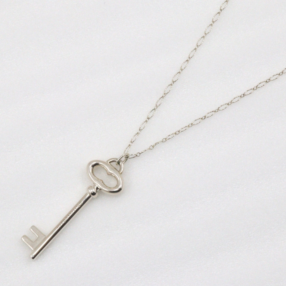 TIFFANY&Co. Necklace Silver925 Silver Key Pendant Women Used Authentic