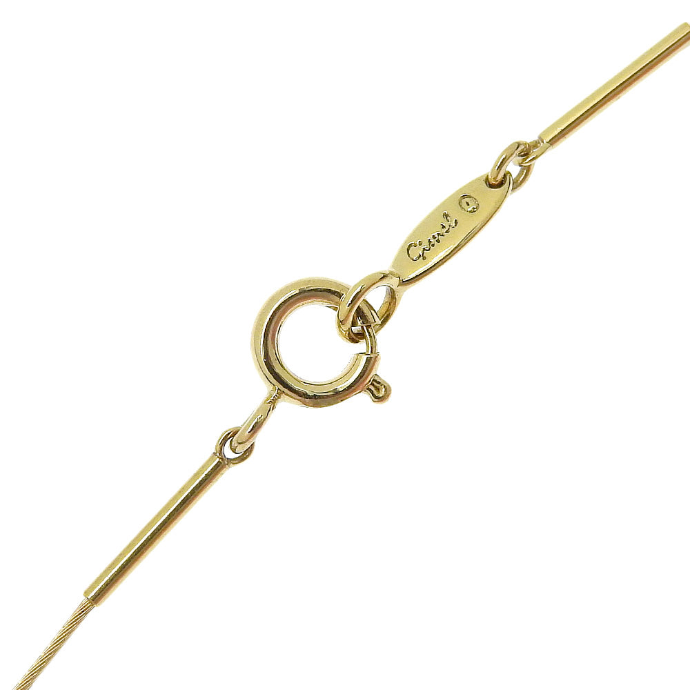 Gimel Necklace K18 Yellow Gold, Pt950Platinum, Diamond gold Bee motif Women Used Authentic