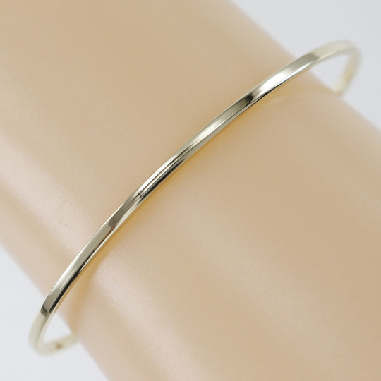 GUCCI Bangle K18 Yellow Gold, Diamond gold GG running Women 17 Used Authentic