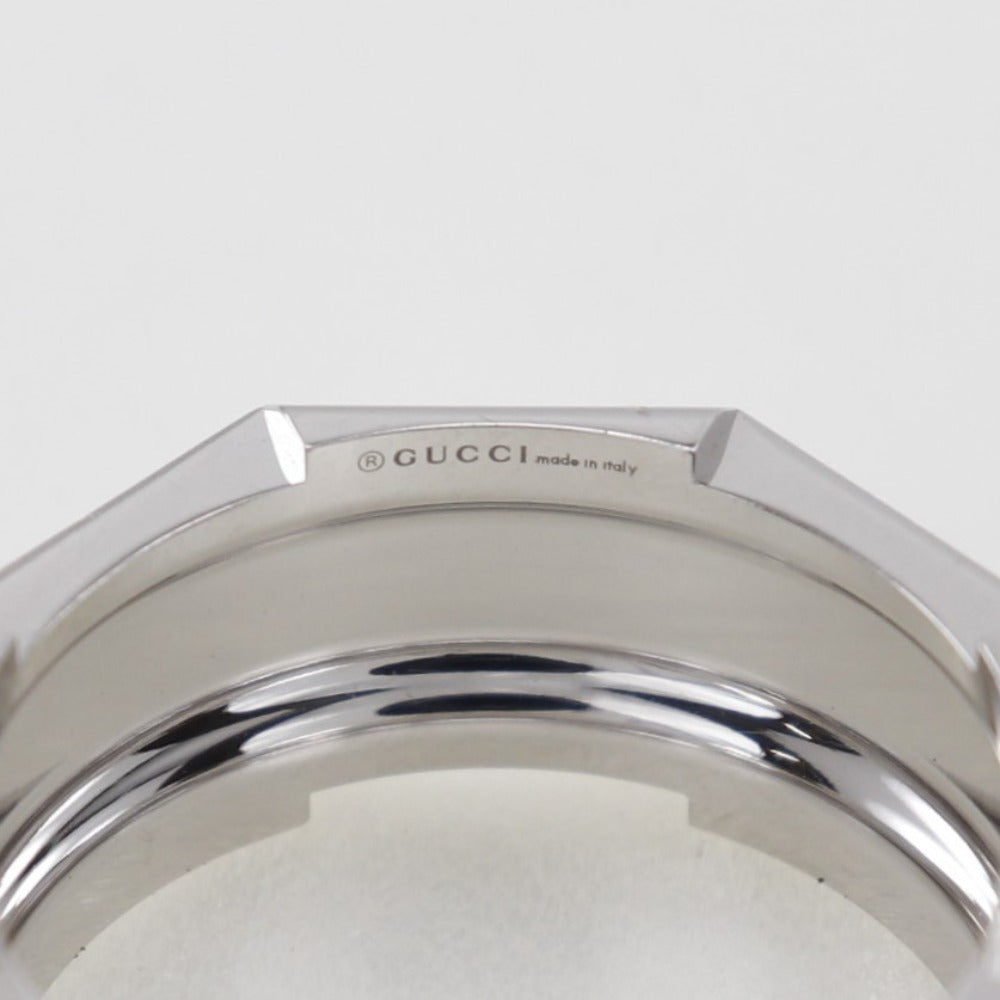 GUCCI Ring K18 white gold White gold Link to love unisex(Unisex) 16 Used Authentic
